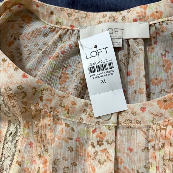 Loft Light Floral Blouse - Cream - Picture 5 of 5
